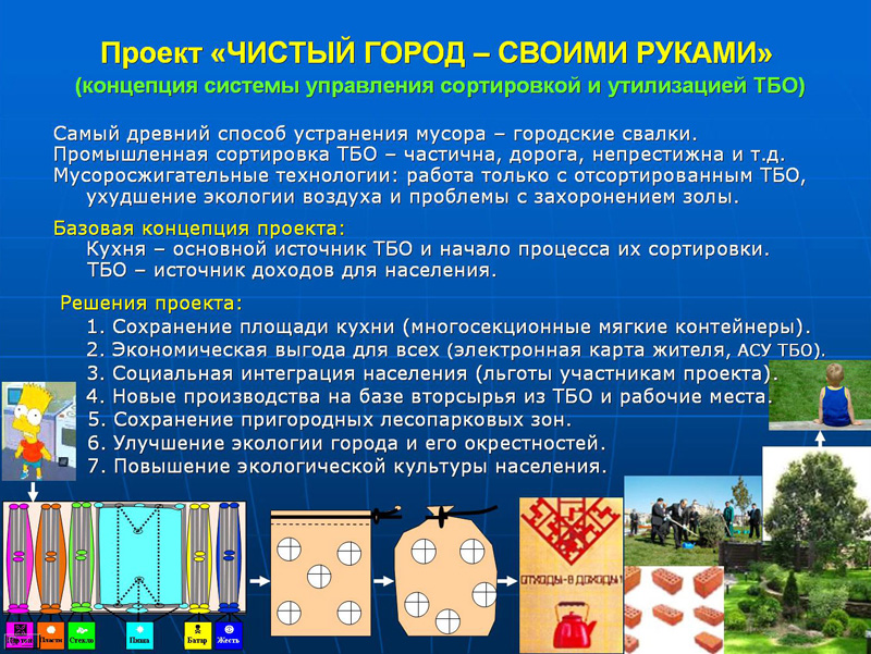 Цель проекта чистый город